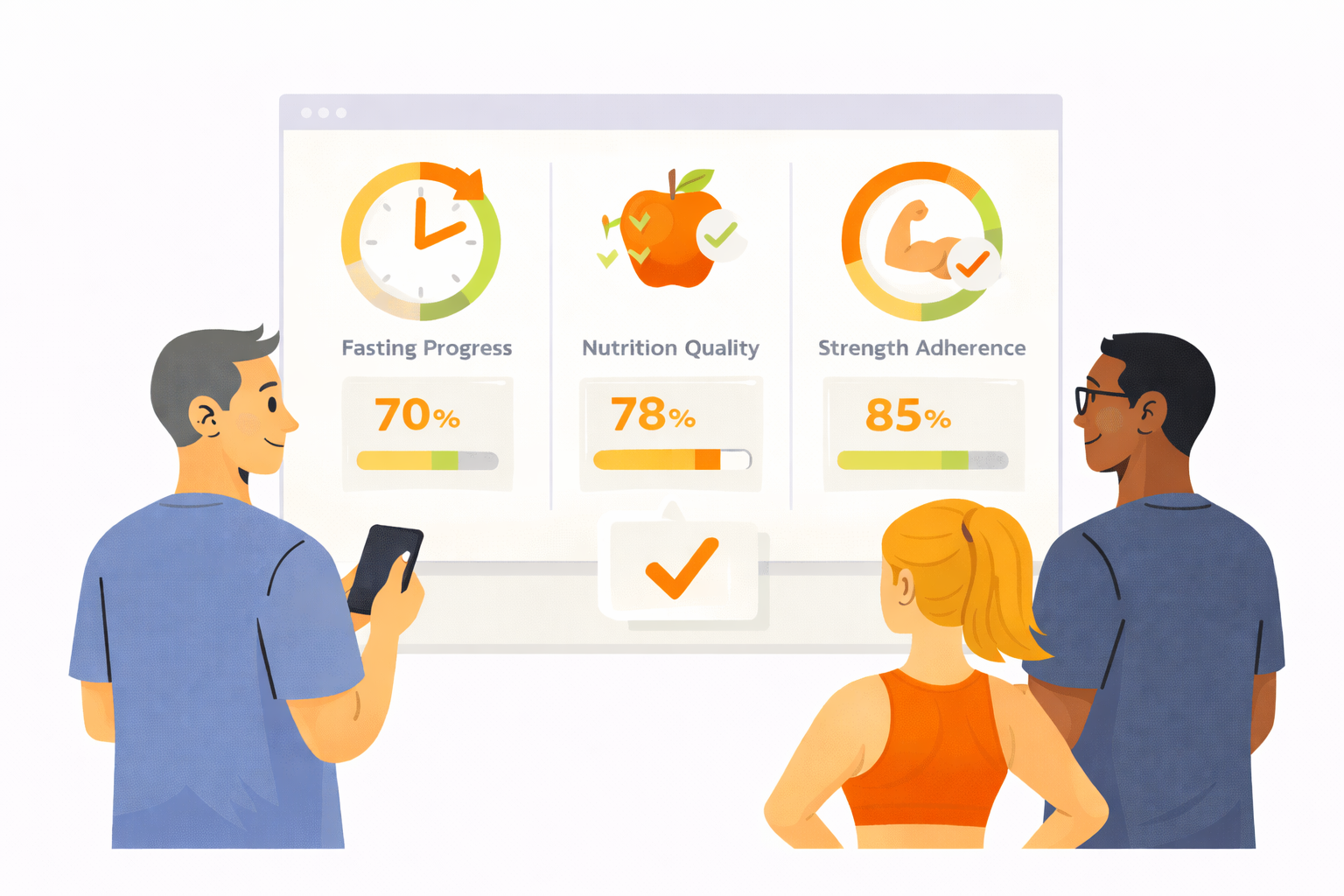 Single health dashboard in NutritionLedger